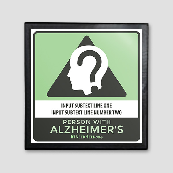 Alzheimers Car Magnet