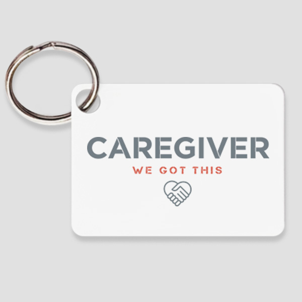Caregiver Keychain Bold