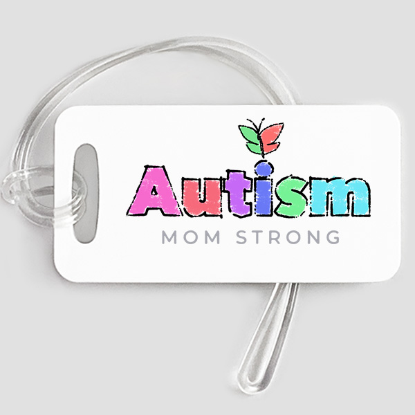 Autism Mom Bag Tag