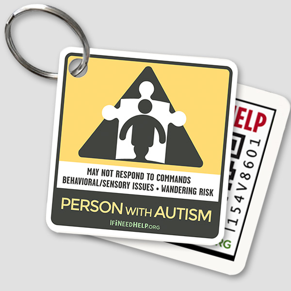 Person with Autism Keychain