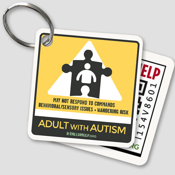 Adult Autism Keychain