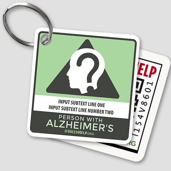 Alzheimers Keychain