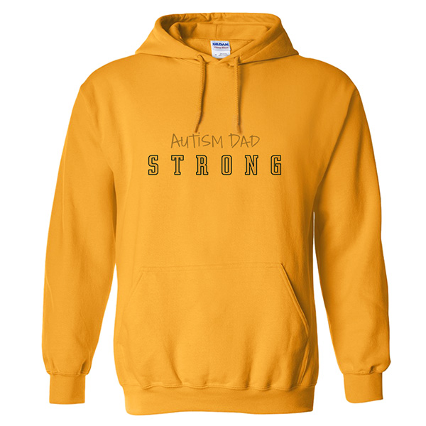 Autism Dad Strong Hoodie 1