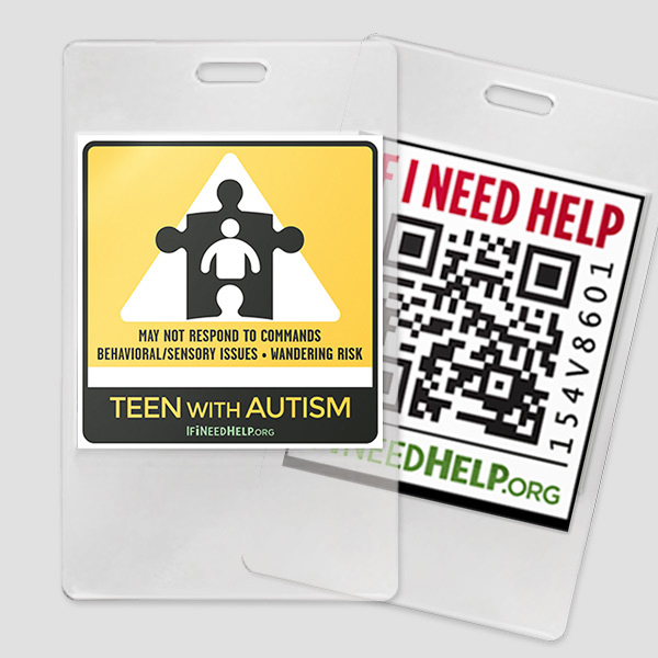 Teen with Autism laminated