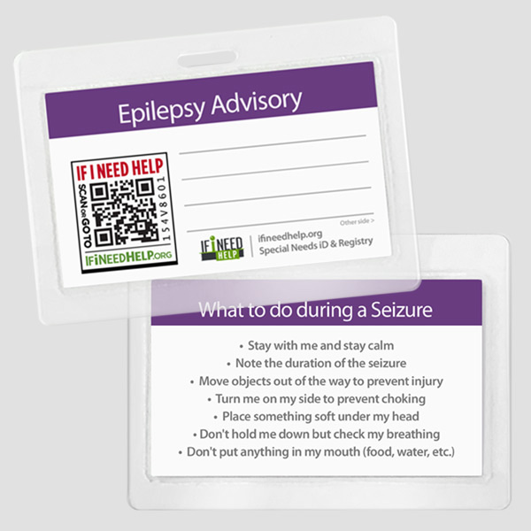 Epilepsy Card