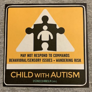 Child with Autism Magnet special