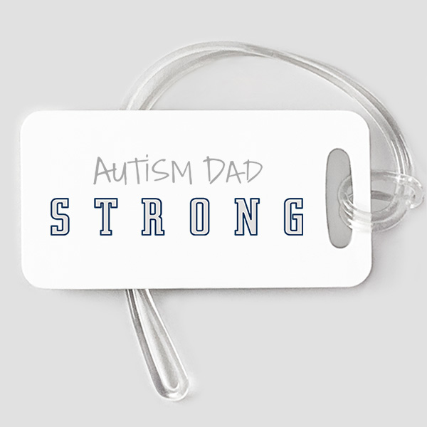 Autism Dad Bag Tag