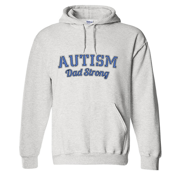 Autism Dad Strong Hoodie 3