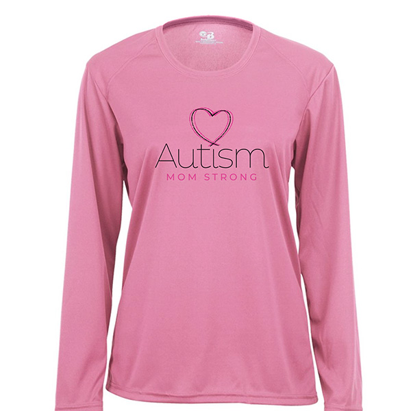 Autism Mom Strong 3 Long Sleeve