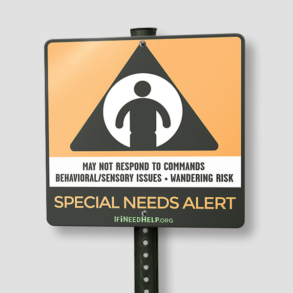 Special Needs Sign